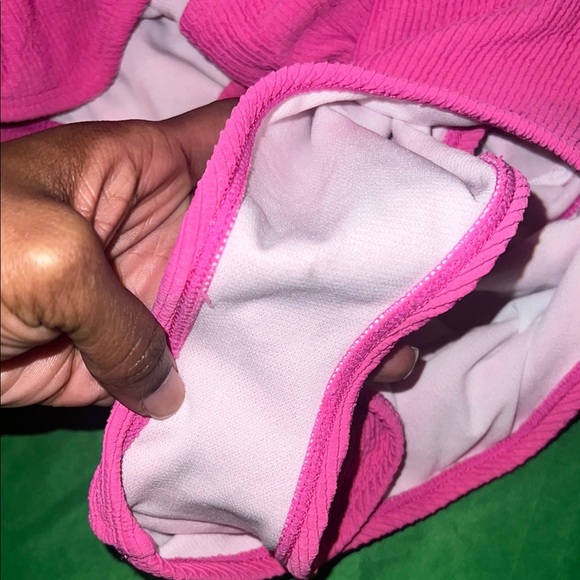 Michael by Michael Kors Pink One-Shoulder Swimsuit size 10 - Picture 5 of 7